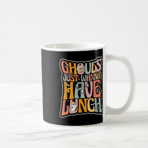 School Cafeteria Worker Back To School Halloween L Coffee Mug
