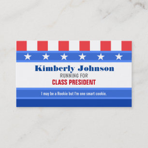 School Campaign Business Cards