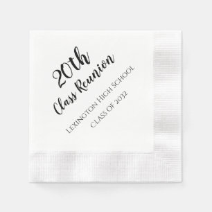 School Class Reunion Custom Napkin