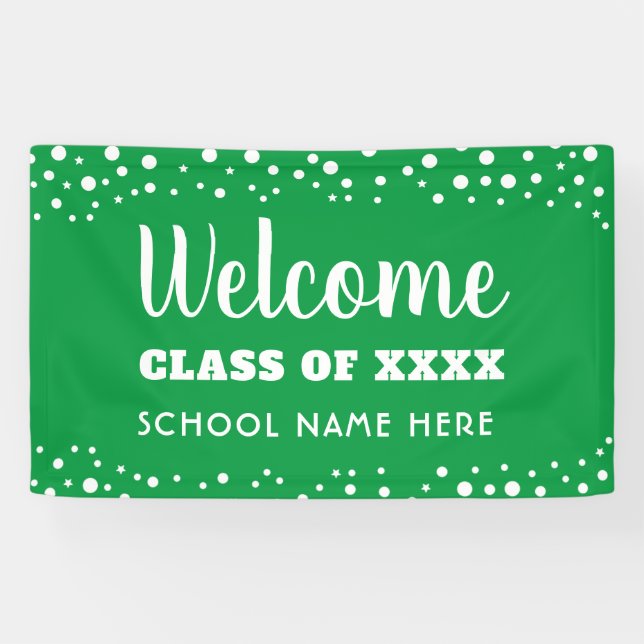 School Class Reunion Welcome Banner (Horizontal)