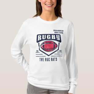 School Club Team League Name Year Rugby  T-Shirt