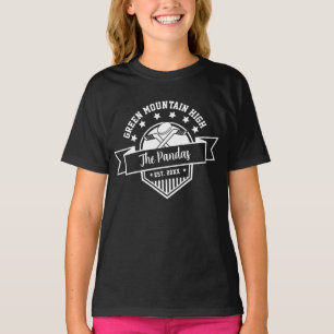 School Club Team Name Number Hockey T-Shirt