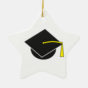 School/College/University Graduation Cap Ceramic Tree Decoration