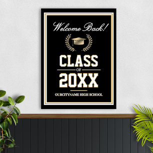 School Colors Class Reunion Welcome Poster