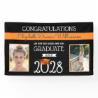 School Colours Black and Orange Graduation