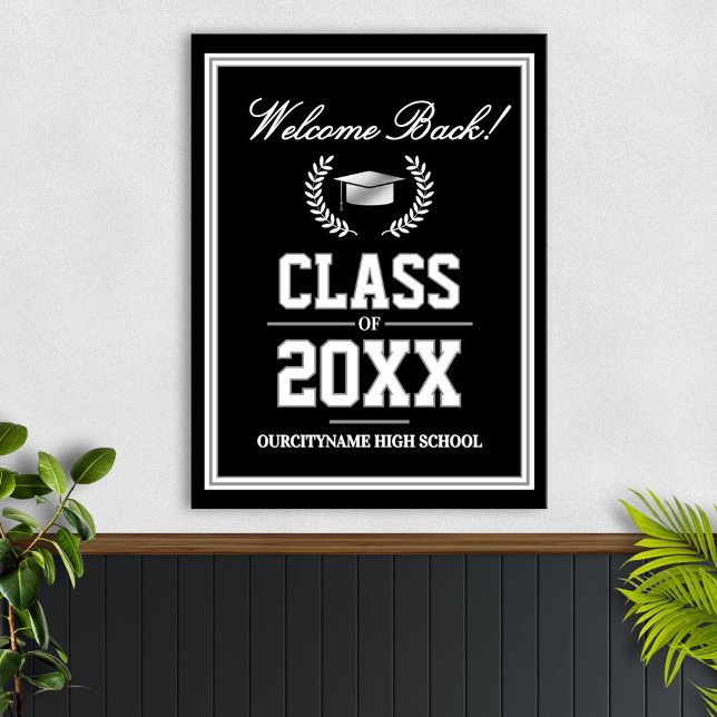 School Colours Class Reunion Welcome Poster (Creator Uploaded)