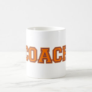 School Colours COACH Mug, Orange-Blue Coffee Mug