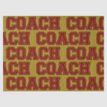 School Colours COACH Varsity Letters-Maroon-Gold