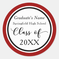 School Colours Modern Design Graduation Celebratio