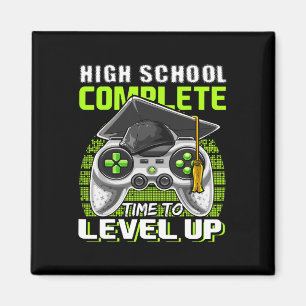 School Complete Video Game Senior Graduation Gift Magnet