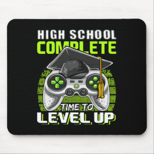 School Complete Video Game Senior Graduation Gift  Mouse Pad