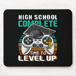School Complete Video Game Senior Graduation Gift Mouse Pad