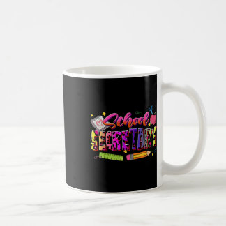 School Cool Funny Shirt Sungles Pencil Back To Sch Coffee Mug