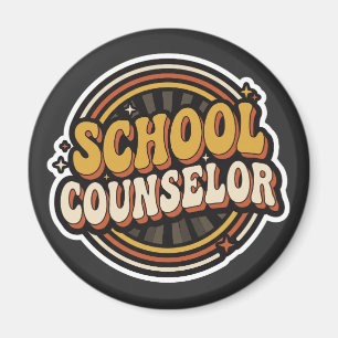 School Counsellor Back to School Teacher Squad Cre Magnet