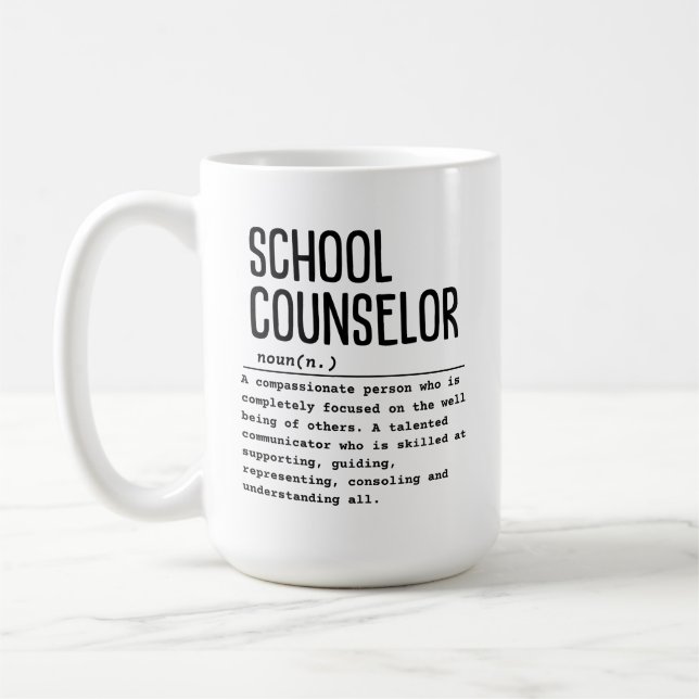 School Counsellor Coffee Mug (Left)