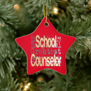 School Counsellor Extraordinaire Ceramic Ornament
