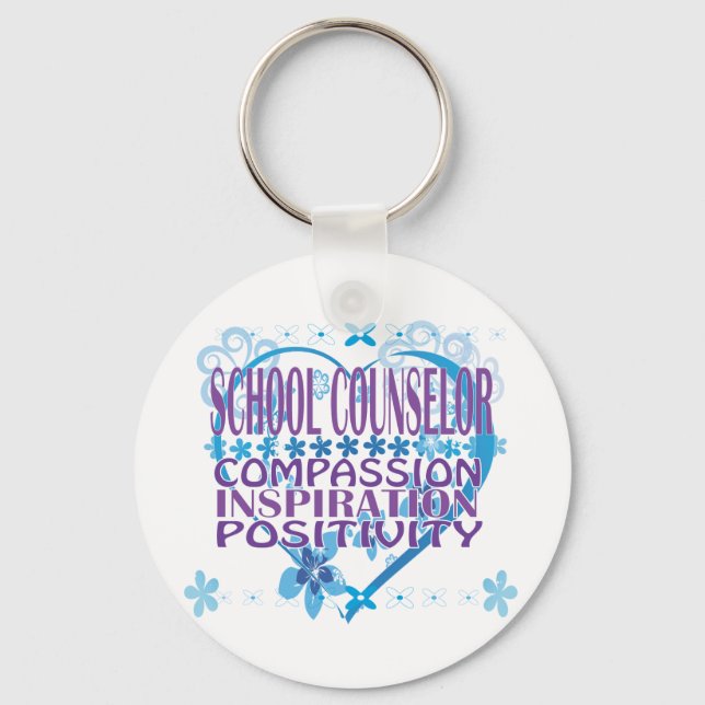 School Counsellor Gifts Key Ring (Front)