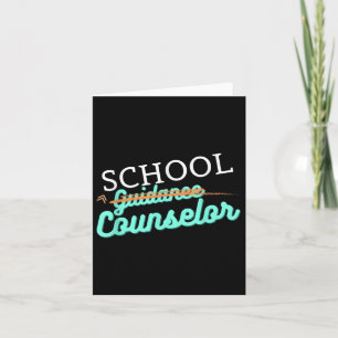 School Counsellor Not Guidance Counsellor Card