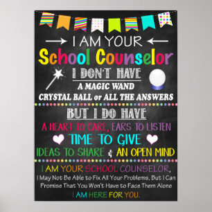School Counsellor Office Decor Poster