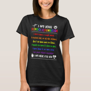 School Counsellor Teacher Counseling Office School T-Shirt