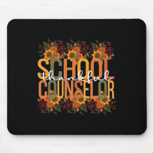 School Counsellor Thanksgiving School Counseling Mouse Pad