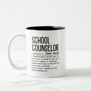 School Counsellor Two-Tone Coffee Mug