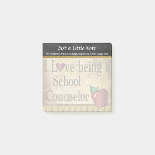 School Counsellor   Vintage Style Post-it Notes