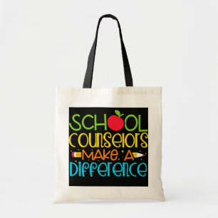 School Counsellors Difference Guidance Counseling Tote Bag