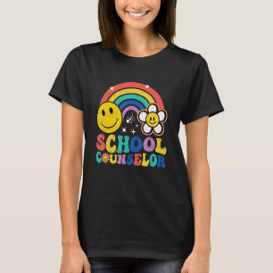 School Counselor Teacher Groovy Retro School Couns T-Shirt