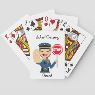 School Crossing Guard Playing Cards
