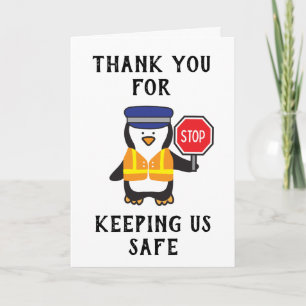 School Crossing Guard Thank You Card