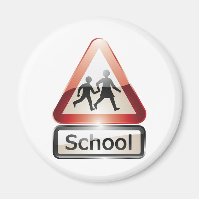 school crossing magnet (Front)