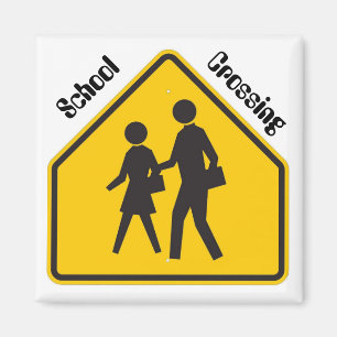 School Crossing Magnet