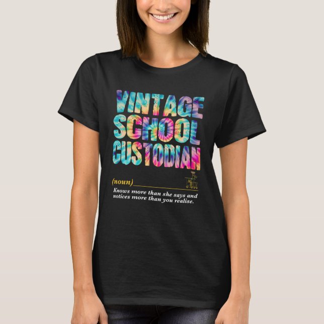 School Custodian Appreciation Week Back to School T-Shirt (Front)