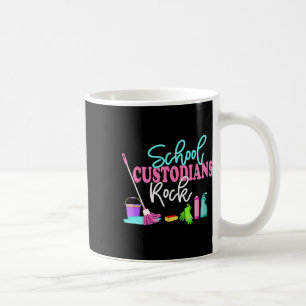 School Custodians Rock Back To School - Janitor Ap Coffee Mug