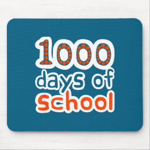 School Days Basketball 1000 Sport 1000th School Da Mouse Pad