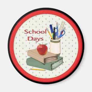 School Days Still Life Magnet