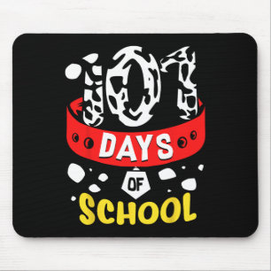 School Days T Dalmatian Dog 100th Sayings T Mouse Pad