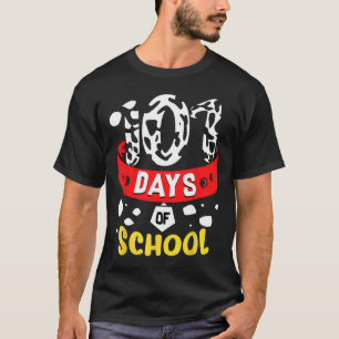 School Days T Dalmatian Dog 100th Sayings T  T-Shirt