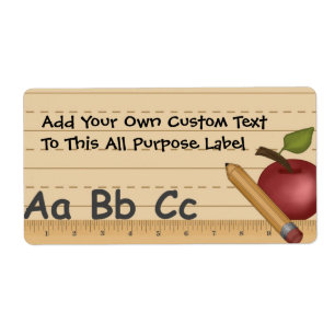 School Dayz All Purpose Label