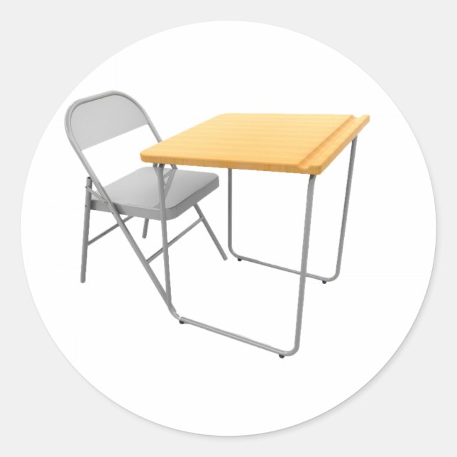 School Desk and Chair Stickers (Front)