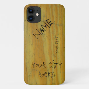 School Desk graffiti iPhone 11 Case