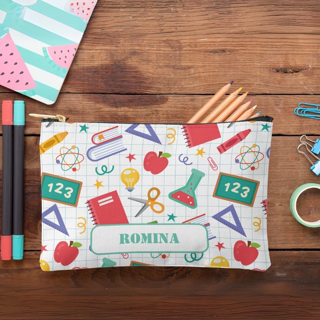 School elements Pencil case/bag  Accessory Pouch (School elements Pencil case/bag Accessory Pouch)