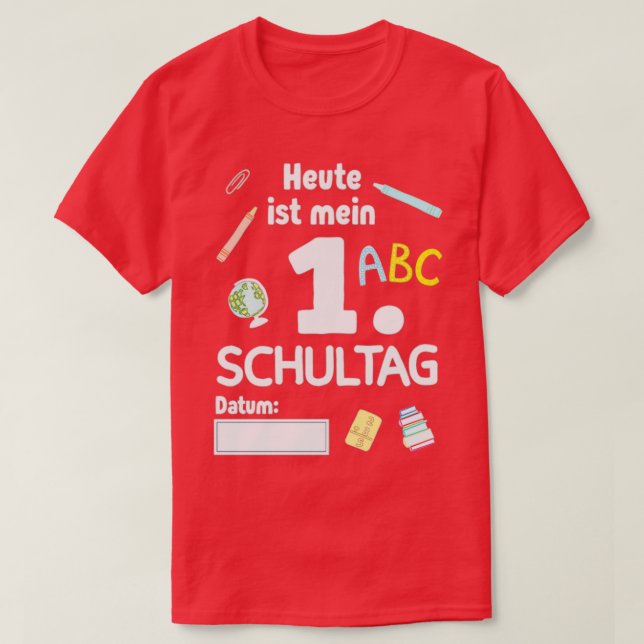 School enrollment start of school child 31 T-Shirt (Design Front)