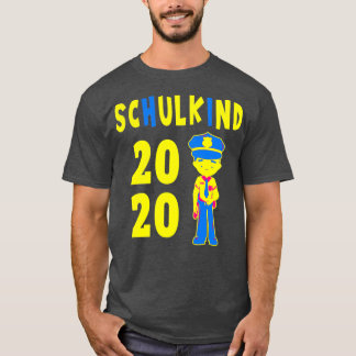 School enrolment police school child gift Classic  T-Shirt