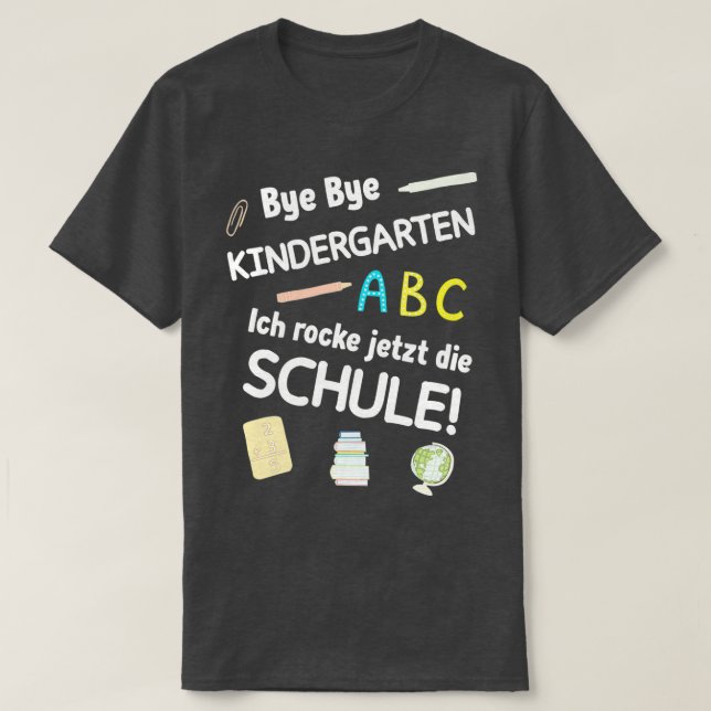 School enrolment start of school child 5 T-Shirt (Design Front)
