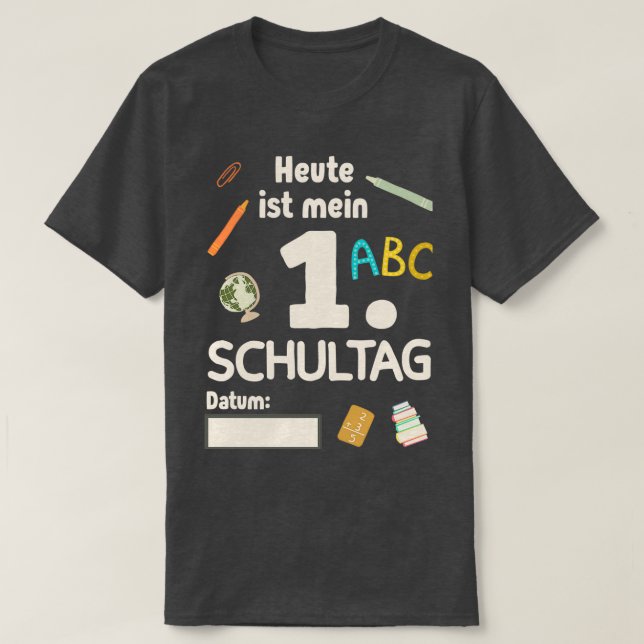 School enrolment start of school child T-Shirt (Design Front)