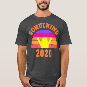 School enrolment start of school child vintage 1 T-Shirt