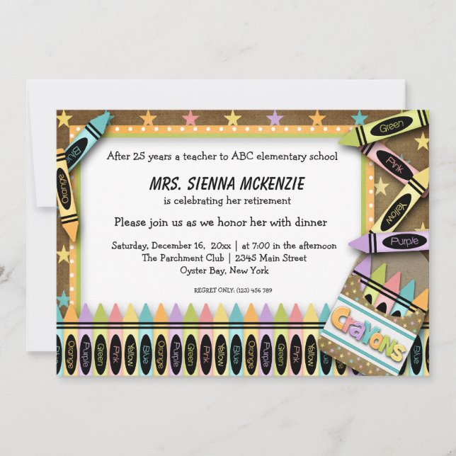 School Event Invitation (Front)