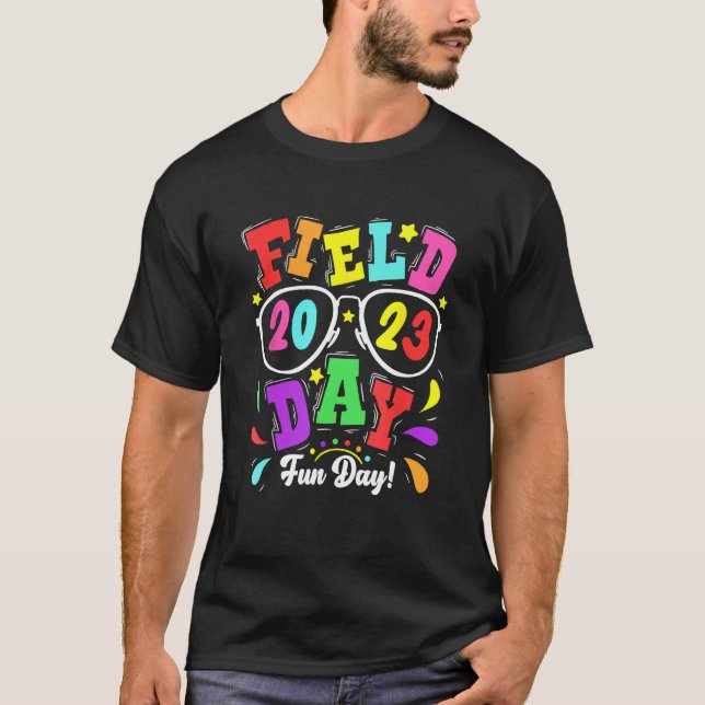 School Field Day Fun Day  Teacher Kids Field Day 2 T-Shirt (Front)